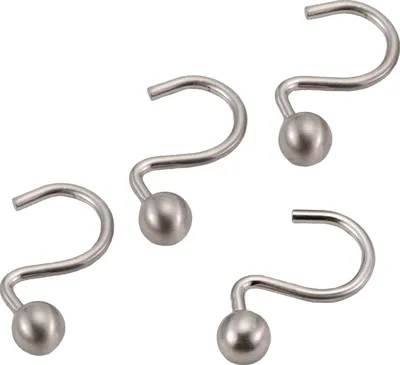 Крючки для шторы Blonder Home Ball Hook Nicke BH-BAL/69 серые