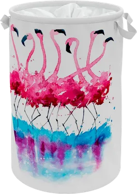 Корзина для белья Wasserkraft Lossa WB-811 75, 2 л, напольная, белая, круглая, текстиль