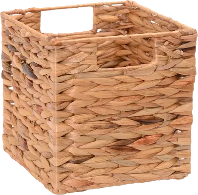 Корзина для белья Wasserkraft Glan WB-661-L 19, 7 л, напольная, квадратная, водный гиацинт