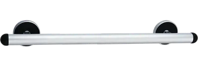 Поручень Ridder Premium А0206000 алюминий, матовый хром, настенный, с противоскользящей поверхностью