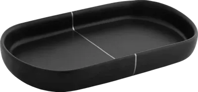 Подставка для ванных принадлежностей Kassatex Nero ANE-TR-BK матовая черная