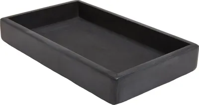 Подставка для ванных принадлежностей Kassatex Noir ANO-TR-BK матовая серая