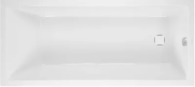 Акриловая ванна Vagnerplast Cavallo 170x75 см, пристенная, ультрабелая, с каркасом