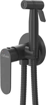 Гигиенический душ Cezares Stylus STYLUS-DIF-NOP С ВНУТРЕННЕЙ ЧАСТЬЮ, матовый черный