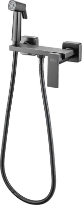 Гигиенический душ Haiba HB5517-3 со смесителем, оружейная сталь