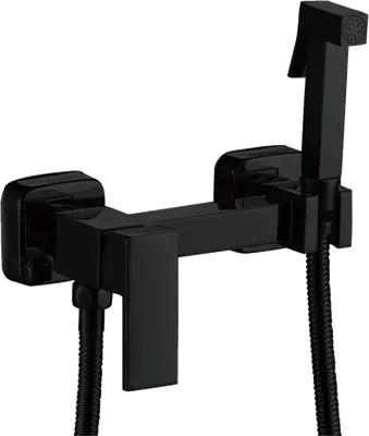 Гигиенический душ Haiba HB13-7 со смесителем, черный
