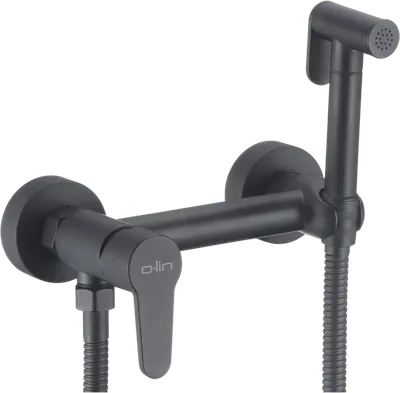 Гигиенический душ D-lin D180202-A со смесителем, черный