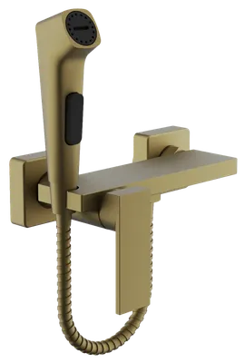 Гигиенический душ BELZ B653 B55653-5 со смесителем, матовое золото